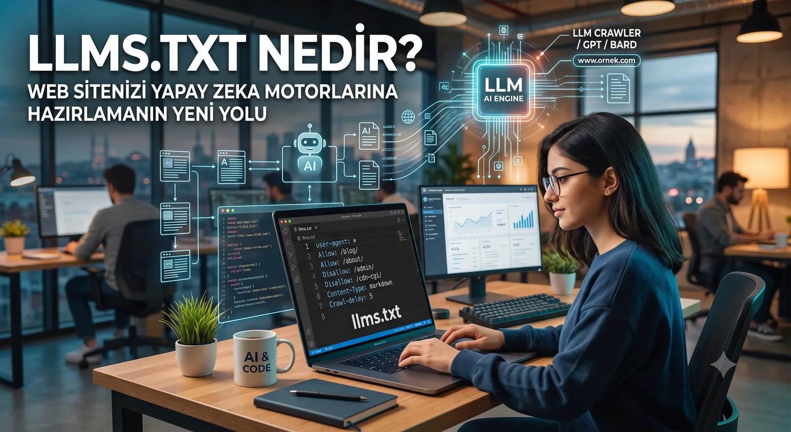 llms.txt Nedir? Web Sitenizi Yapay Zeka Motorlarına Hazırlamanın Yeni Yolu – Bora Kurum